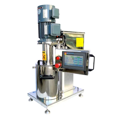 1.5-7.5KW New Basket Mill for Paint with Touchscreen Controls High Efficiency Electric Lift China Bunkin Made