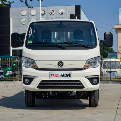 Hot Sale New Single Row International Cargo Truck Trailer 4x2 Drive Wheel Fence Tank Rear Camera Euro 4 Emission Standard