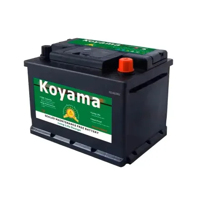 Cote D'Ivoire Auto Start  Battery 12V 75Ah DIN75 Maintenance Free Car Battery