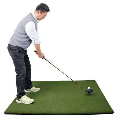 New Style Tee up Golf Hitting Mat Golf Swing Training Tee Mat Indoor Outdoor Practice Golf Mat
