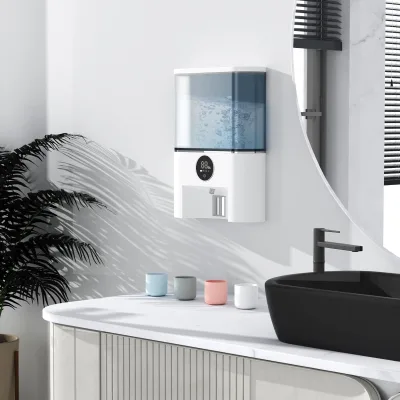 500ml Smart with Cups Industrial  Smart Smart Mouthwash Dispenser with Stand