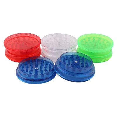 Portable 60mm Modern Custom Plastic Dry Herb Grinder Mini Tobacco Flavoring Herbal Grinding Machine Wholesale