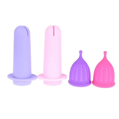 Easy-to-Use 100% Medical Silicone Menstrual Cup Booster Menstrual Cup Applicator