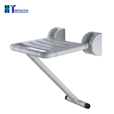 Wall Mounted Folding Shower Stool with Non Slip Stainless Steel for Hospital Bathroom Safety Disabled Toilet Seat