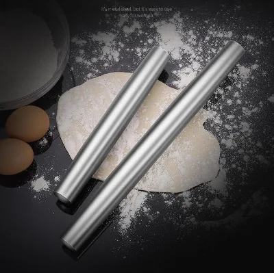 Stainless Steel Eco-Friendly Multifunction Baking Dumpling Roller Rolling Pin