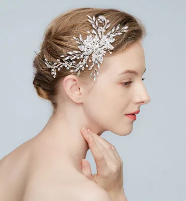 Fashion Wedding Fancy Bridal Hair Clips Chinese Wedding Hair Accessories