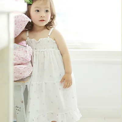 OEM Girl 1 Year White Short Evening Pageant Party Dresses