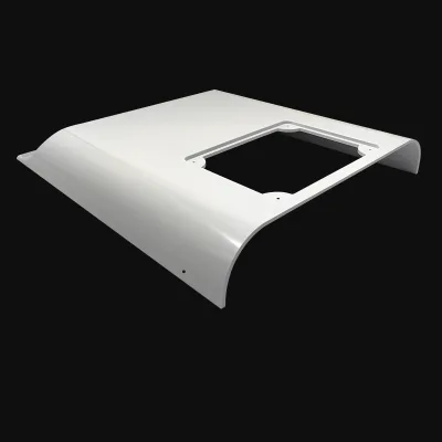 Factory-Supplied Custom Plastic Wall Panel Cost-Effective 3D Wave-Shaped Art Design Thick Sheet Vacuum Forming Service