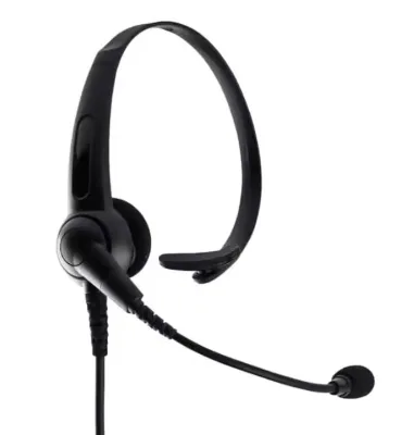 RMN5058 Lightweight Single Ear Headset with Swivel Boom Mic Fit for Motorola SRX2200, APX7000 Two Way Radios