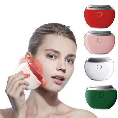 Custom logo Electric Gua Sha Massager Full Body Massager LED Therapy Vibration Scraping Machine Mini Ems Face Lift Massager