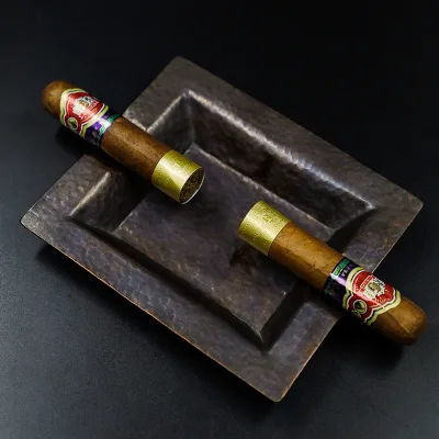 Top Quality Retro Outdoor Custom Pure Copper Cigar Ashtray New Arriavles