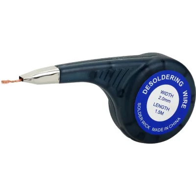 Ningbo ZD-181 High Quality Multiple Wire Size Desoldering Wick With Wheel Dispenser for SMT Component Removal