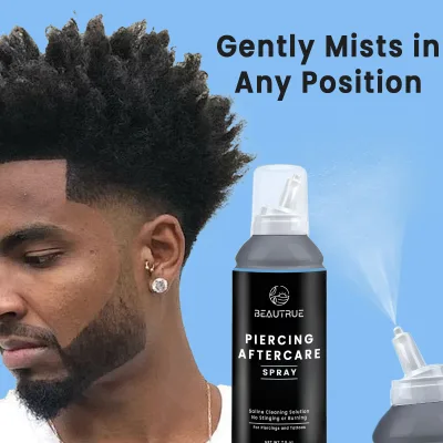 OEM Factory Price Piercing Aftercare Spray Saline Spray Ear Piercing Cleaner Spray Saline Solution for New Piercings & Tattoos