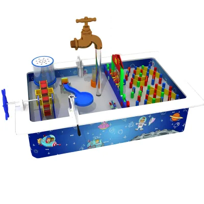Kids Customized Design Science Museum Exhibits Interactive Water Table Equipment Water Play Set for Indoor Play Area