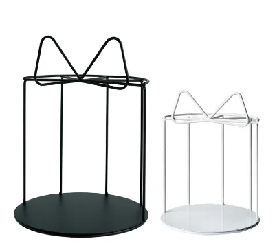 Simple Black and White Style Cake Stand Modern Elegant Wedding Dessert Stand with Bow Decoration Party Supplies