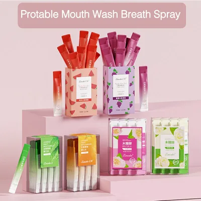 Portable Mouth Care Product Portable Mouth Wash Sachet Natural Mouthwash Bottle
