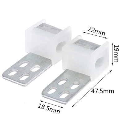 WELLTOP Sofa Accessories Furniture Hardware Silver Home Car Cushion Hasps Metal Iron Fix Clip Sofa Spring Clip