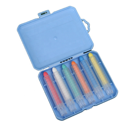Factory Direct Sales 6 Color Chalk Box Packaging Teacher Teaches Chalk in Class Dust-free Chalk