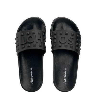 Hot Selling Custom logo Men slippers Quick Drying Pvc Essentials Outdoor Slipper for Man