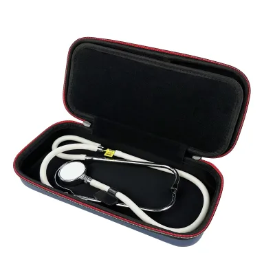 Customizable Luxury EVA Waterproof Medical Stethoscope Case with Zipper Closure Sustainable Travel Design
