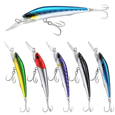 Big Trolling Hydro Floating Magnum Fishing Minnow Lure 140mm 40g Big Bibs Hard Lure Swimbait Leurre Wobbler Bibbed Lure