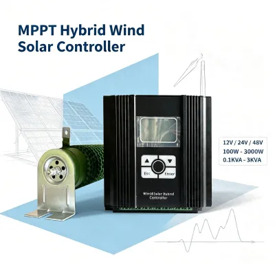 1000W-3000W / 1KVA-3KVA Maximum Power Point Tracking Hybrid Controller 12V 24V 48V Dump Load