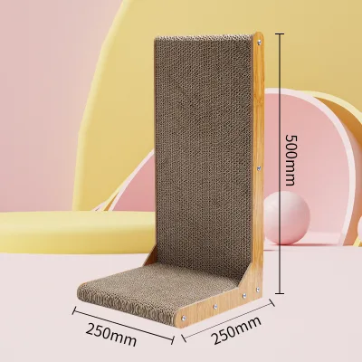 Hot Sale Removable Vertical Corrugated Paper Cat Scratcher  Resistance to Scratch Grinding Claws Ease Emotion