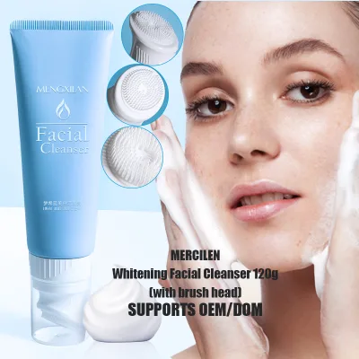 ODM OEM Herbal Organic Whitening Facial Cleanser for Adults Female-Moisturizing & Pore Cleaning Private Label