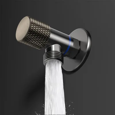 Bathroom Chrome Finish Valve Adapter Connector Hose Plumbing Hardware Piping System Manufacturer Brass Angle Valve