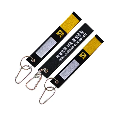Low MOQ Customized Hook Key Chain Wrist Lanyard Print Logo Business Wrist Strap Lanyard Keychain