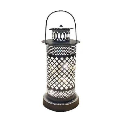 Creative Hollow Iron Art Wind Lamp Lamp Candlestick Home Decoration Night Light Led Decorative Light Crafts Decoration