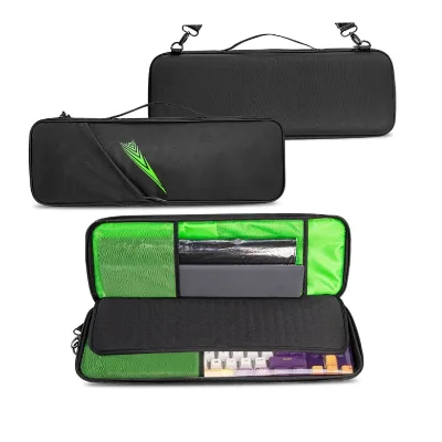 84-Key Wireless Computer Keyboard Hard Travel Case EVA Zipper Smell Proof Casual Special Purpose for 75% Keyboard Bags Cases