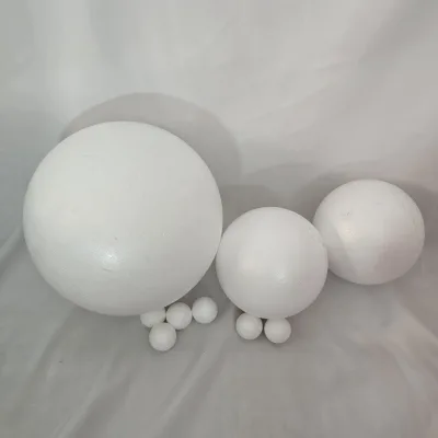 Custom Polylong Material Round Ball Particle of Various Sizes and Different Shapes Pumpkin Fruit Crafts Particle 30mm600mm White