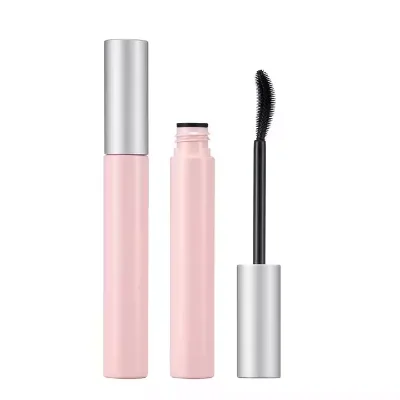 Refillable Plastic Eyelashes Mascara Cosmetic Vials Bottle With Pink Cap Portable DIY Eyelash Liquid Tube