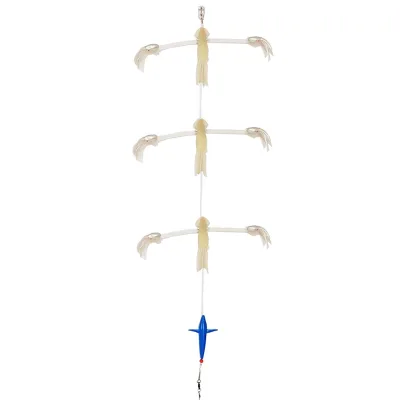 3pcs 9''squid +6pcs 5'' Squid+air and Bag Octopus Trolling Rack Saltwater Tuna Marlin Teasers Trolling Fishing Lure