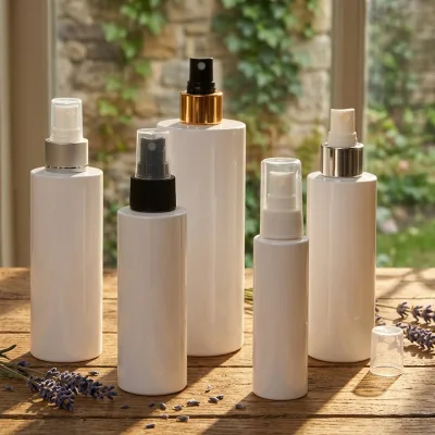 Factory Wholesale Custom Colored PET PCR Spray Perfume Lotion Pump Bottle Packaging 8oz 500ml 1000ml