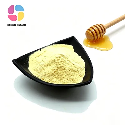 Bulk Lyophilized Royal Jelly Powder Freeze Dried Bee Raw Material Factory Price