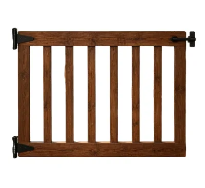 Hot Pet Wooden Dog Gate Strong and Durable Easy Install Hardwood Fence Wooden Baby Gate for Stairs and Doorways