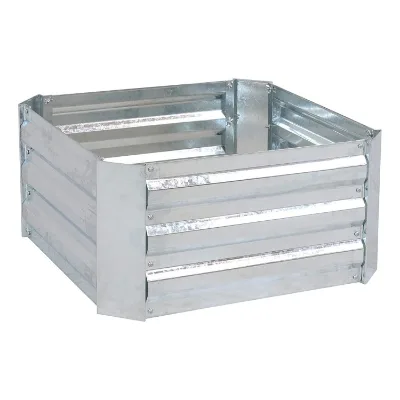 Outdoor use galvanized steel metal Raised garden beds for vegetables flowers herbs