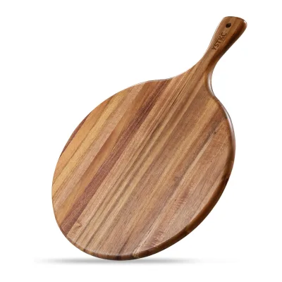 Customized Circular Cutting Board Wooden with Handle Cutting Board Sustainable Use of Cutting Boards