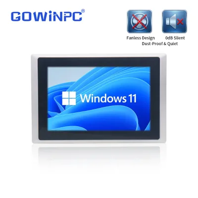 Rugged HMI 10.1 15.6 21" Inch Embedded Panel PC J6412 N97 N95 1920x1080 Industrial Monitor Intel I211 Capacitive Touchscreen