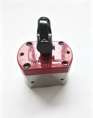 High Safety 300KG Toggle Magnetic Lifter Durable Rotatable Replaceable Handle Magnetic Base for Metal Welding Locating