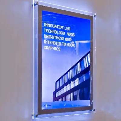 Wholesale High-definition Display Ultra Thin Wall Mounted Advertising Machine Customizable LED Panels