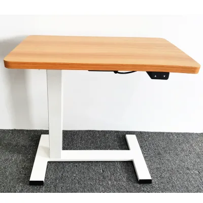 Battery Electric Sofa Side Lifting Lazy Reading Deskx Bed Laptop Desk Movable Overbed Table with Wheels