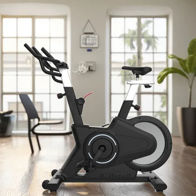 Factory Direct Sales Spin Bike Low Noise Safety Assured Workout Spin Bike for Home User Weight Capacity 150 Kgs