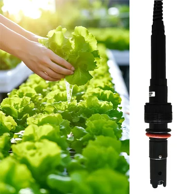 Digital Calcium Ion Sensor Water Ca Sensor for Hydroponics Online Ca2+ Monitor with High Accuracy Temperature Compensation