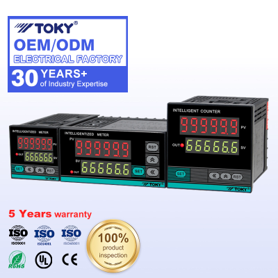 Economical Dual-line 6 Digits Display Electronic Length Digitsal Meter Counter