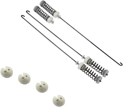 Upgraded W10780048 Electric Washing Machine Suspension Rods (High-quality Spring Steel) Compatible Whirlpool Amana Maytag