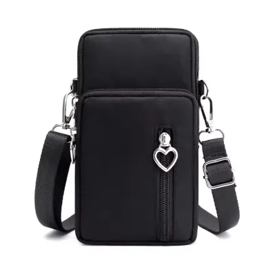 Custom Logo Mobile Phone Shoulder Bag Crossbody Wallet Phone Bags for Women Brand Nylon Cell Phone Purse