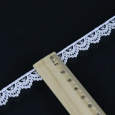 High Quality Embroidery Water Soluble Lace Trim Polyester Filament Chemical Lace